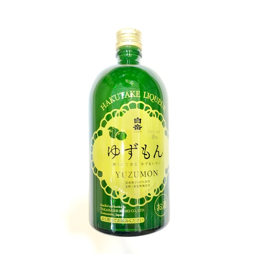 [VinoA01] 日本製 白岳柚子酒 (720ml)