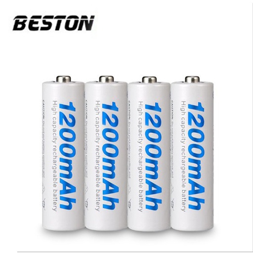 [CareHome18] 4X AA  1.2V  1200mAh 5號電池 低自放 可充電 電池 連電池盒 
