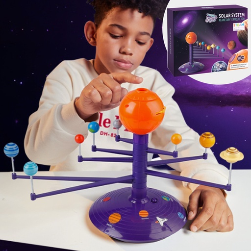 [ToyKids15] Science CAN 星空投影儀燈太陽系行星模型兒童 stem 多功能早教玩具