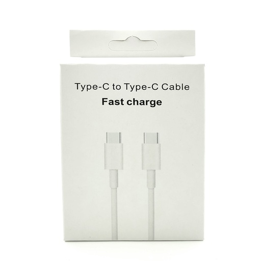 [Comp002] PD (1米)高速傳輸充電綫Type C to Type C (淺灰色)