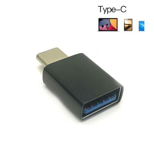 [Comp007] Type C 公轉 USB母 轉換頭 黑色