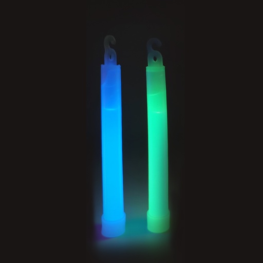 [ToyKids29] 2X 6寸 熒光棒 掛鉤棒 戶外應急照明定位夜光棒 節日必備 發光棒(顔色包裝隨機)