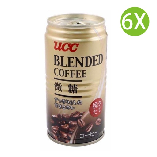 [DKa23] 6X 日本製 招牌濃醇香濃微糖咖啡 (185g x 6) #UCC Coffee, UCC 咖啡 [502589]
