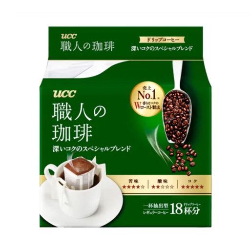[DT007] 日本製 職人咖啡 咖啡粉 特濃滋味 (240g) #Ucc Coffee, Ucc 咖啡粉 [綠袋] [351131]
