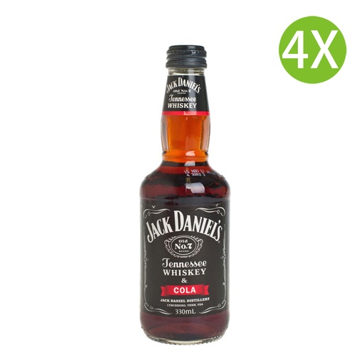 [BE59] 4X 澳洲製 Jack Daniels Whiskey Coke 威士忌可樂(330ml x 4)