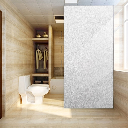 [CareHome53] PVC長條 純磨砂靜電玻璃貼 無膠易移除窗貼 45x200cm(純磨砂)
