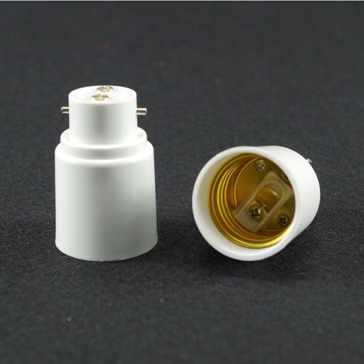[LightBulb34] 釘頭轉螺絲頭 B22 轉 E27 燈座 燈泡轉接頭 燈座轉換器 居家照明配件