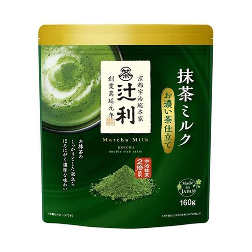[DT009] 日本茶 辻利茶舗 抹茶牛奶粉茶 (宇治抹茶2倍使用) 160g [20-4015-07]