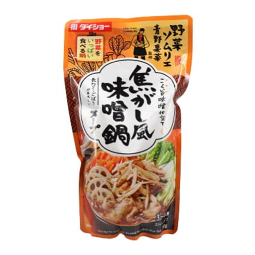 [SauceA04] 日本製 蔬菜味增火鍋湯底 750g [31148]
