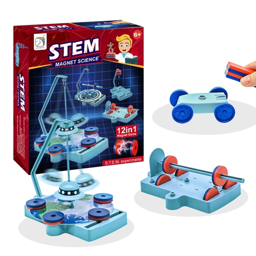 [ToyKids52] 學優馬 物理類12合1磁力科學實驗套裝 英文版