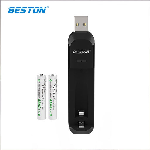 [Batt024] 1.2V C8018B充電器 + 2 X AAAA電池 適用微軟Surface3手寫觸控筆