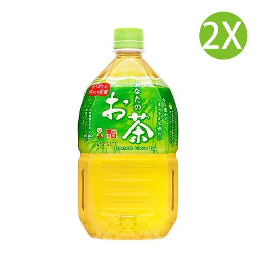 [DKc025x2] 2X 日本製 Sangria Your Tea 你的茶 (1000ml x 2)茶飲料 綠茶 [842] [最佳日期2024/08]