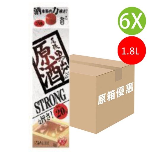 [VinoB81] 6X 日本製 盛田 尾張男山清酒 原酒 1.8L x 6 [3031091559] (包裝隨機)