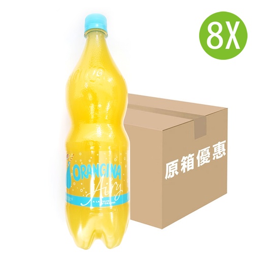 [DKc073] 8X 日本製 法國Orangina 1200ml 有氣橙汁 碳酸果汁 (1200ml x 8) [原箱] [FOA1P] [包裝隨機]