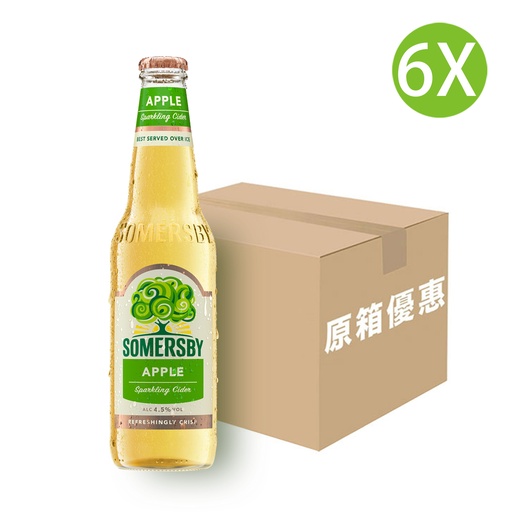 [BE74] 24X Somersby 蘋果酒 Cider 330ml x 24 玻璃樽裝