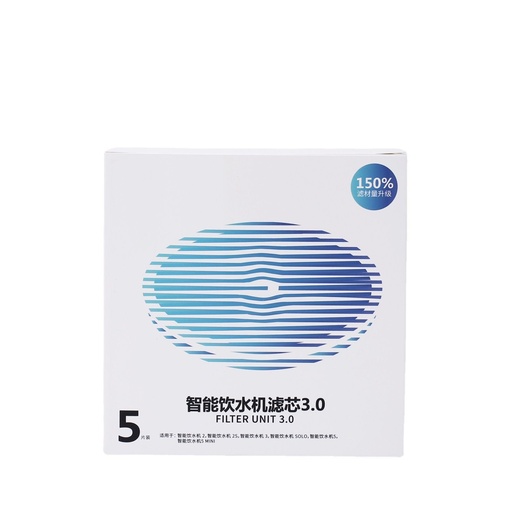 [CarePet14] 寵物智能飲水機淨水代用濾芯 PETKIT 寵物飲水機 代用3.0濾芯 替換裝 5片裝  適配小佩一代 二代 三代 solo 