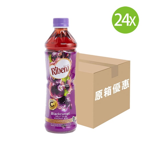 [DKc087] 24X 利賓納-黑加侖子果汁飲品 450ml x 24 原味 [原箱] 膠樽裝