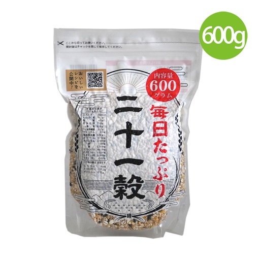 [mi50] 日本製 種商 每日二十一穀雜糧米 600g [14953575129252]