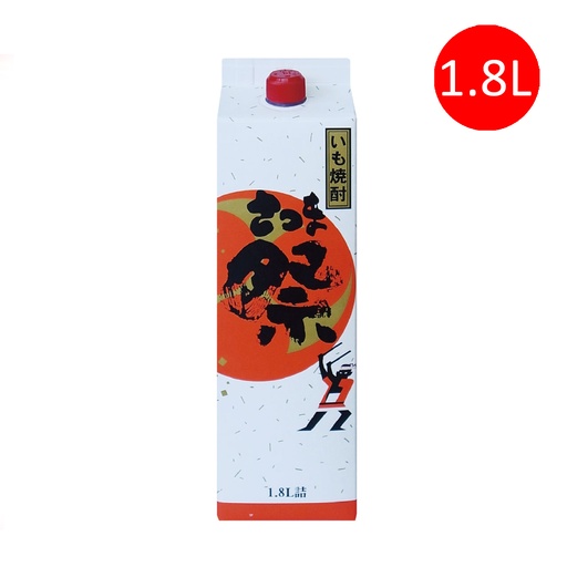 [VinoC001] 日本製 都城酒造 红薯祭芋燒酎 本格芋燒酎 燒酒 1.8L 盒裝 [白祭 14985042130409]