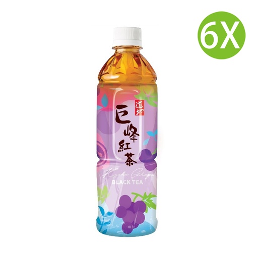 [DKc149x6] 6X 道地 巨峰提子紅茶(樽裝) 500ml x 6 (包裝隨機)